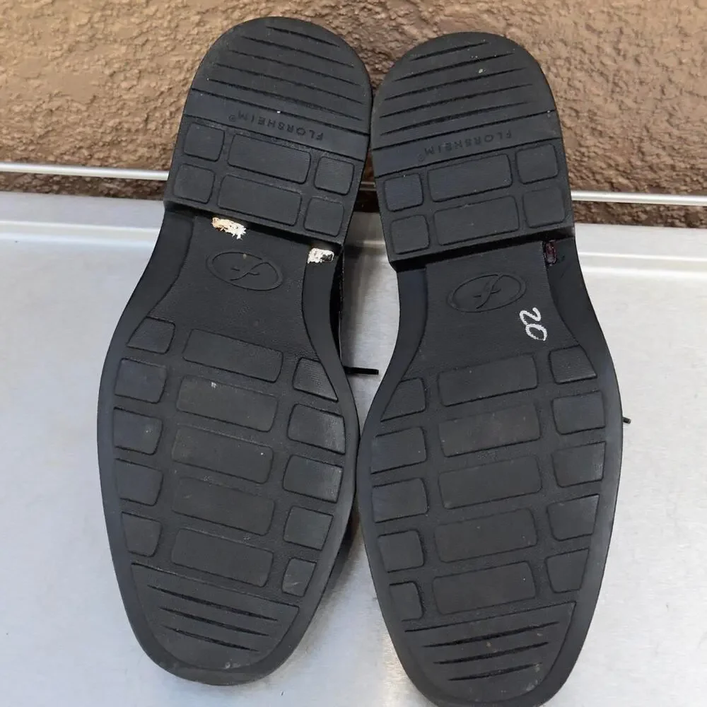 Florsheim Black Leather Oxford Dress Shoes - Size 11 M